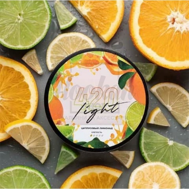 Табак 4:20 Light Line Цитрусовый Лимонад (Апельсин Грейпфрут Лимон) 100 гр