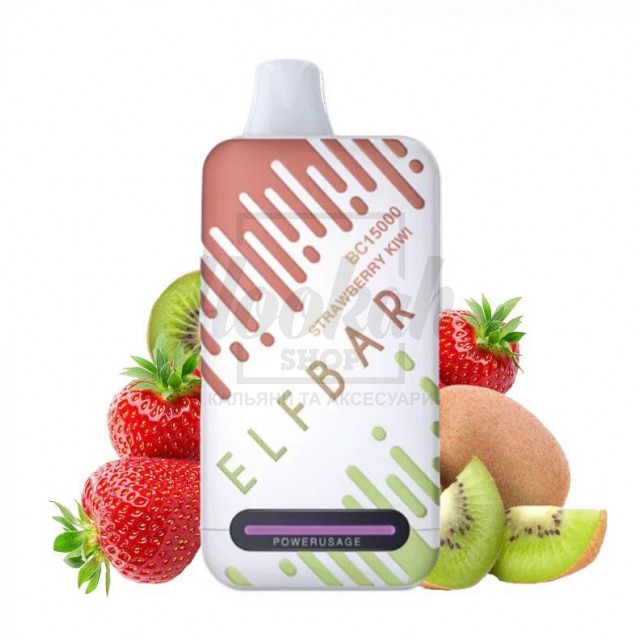Электронная сигарета Elf Bar BC15000 Strawberry Kiwi (Клубника Киви)