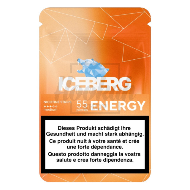 Снюс Iceberg Nicotine Strips Energy 55 strips (Енергетик)