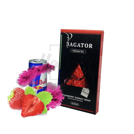 Бестабачная смесь Bagator Strawberry Energy Drink (Клубничный Энергетик)