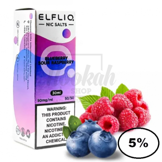 Жидкость Elf Liq Blueberry Sour Raspberry (черника кислая малина) 30мл 5%